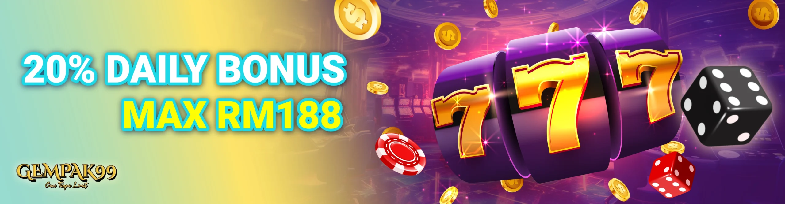 GEMPAK99 Free Credit No Deposit Malaysia Casino Promotion